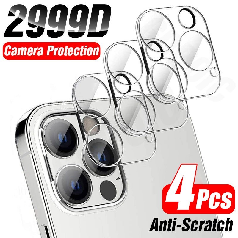 pelicula câmera lente de vidro 3D protetor para iphone 16 15 14 13 12 11 pro plus mini max