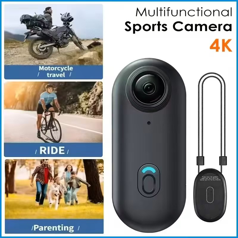 Magnético 4K POV Pro Cam Selfie 128GB Ultra Mini WiFi Gravador De Esportes Capacete Corpo Ciclismo Vlogging Externo HD F