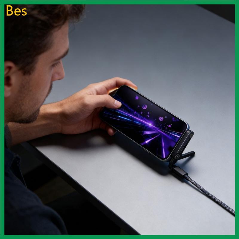 Suporte Telefone Ajustável Bes USB C Cargas Super Rápidas 240 W Para Chamadas Streaming Videogame M