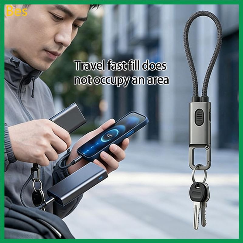 Bes 60W Carregamento Super Rápido Tipo C Para Trançado Cordão Telefones