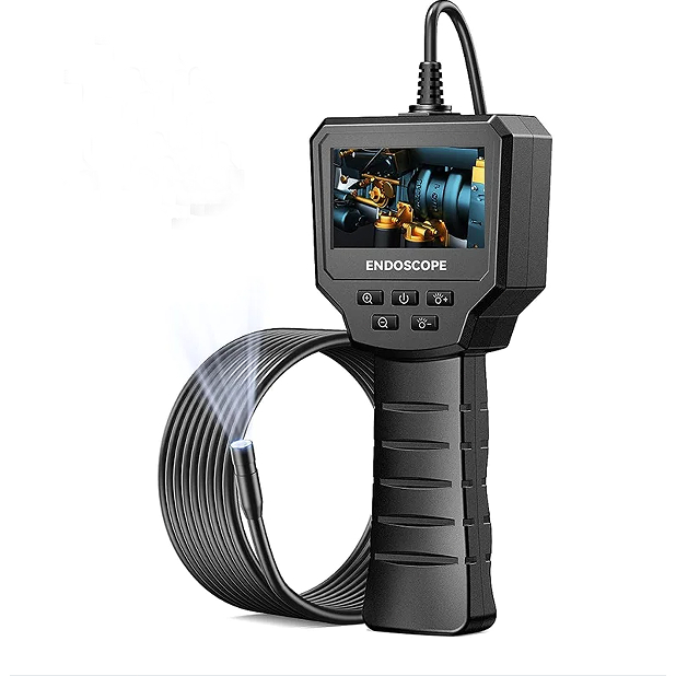 128A HD 1080P 3m Cabo Duro 8mm Câmera Externa Endoscópio de Lente Dupla