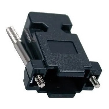 100 Peças - Capa Db9/hd15vga Kit Longo Preta Rs232 Serial