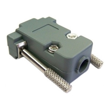 Kit 5 Peças  Capa Db9/hd15vga Kit Longo Cinza Rs232 Serial