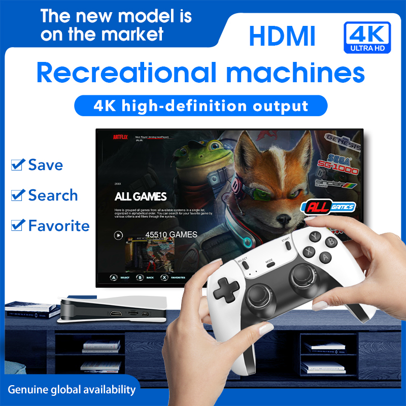 Gamepad Controlador P5X jogos 64G/128G Quad-core S905X4 Saída HDMI 4K 40000+ jogos Gamepad Android console de jogos psp