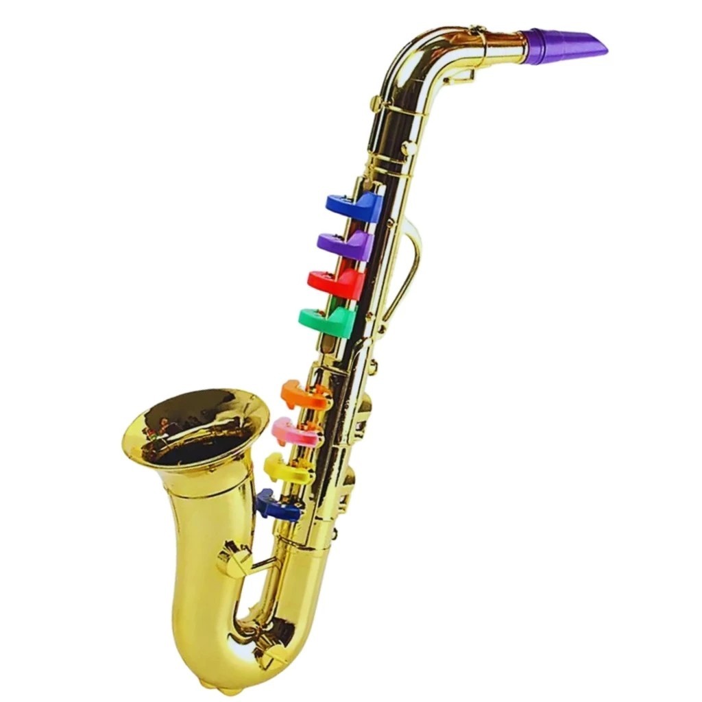 ENDURANCE Brinquedo De Saxofone Infantil , Instrumento Musical De Simulação De 8 Tons Educacional De Plástico Para Mini