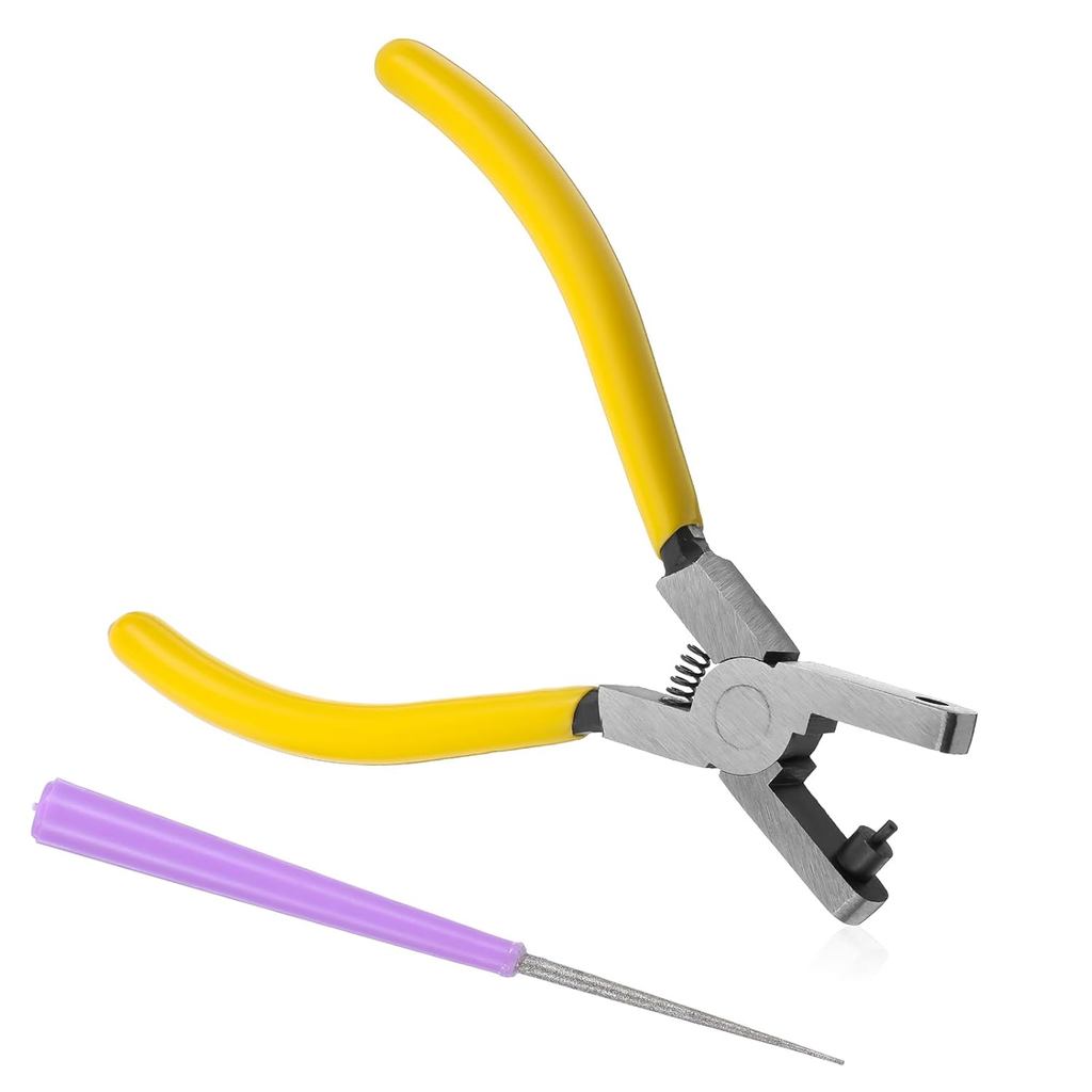 2PCS Band Leather Punching Pliers Small Round Hole Punch Pliers Watch Belt Leather Hole Puncher Plier Universal 2.0mm Sh
