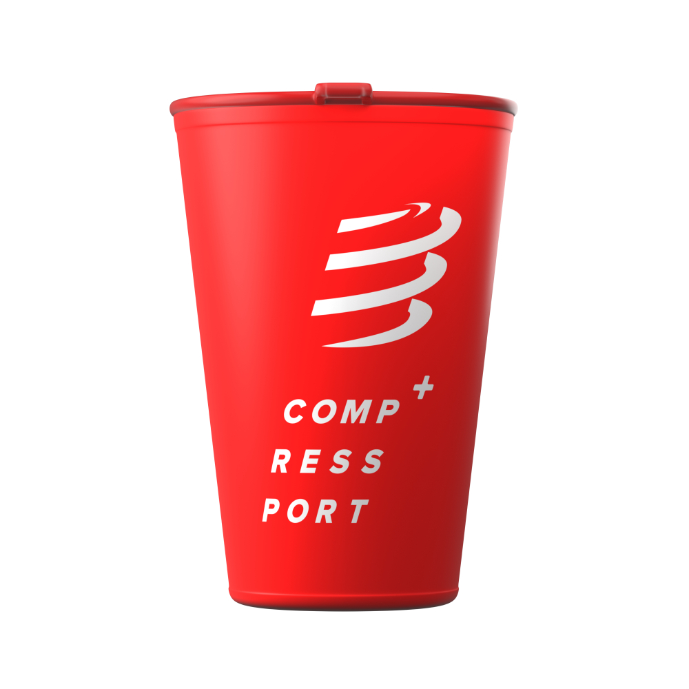 Copo de Silicone Compressport - Fast Cup - Trail, Corrida, Rua, Ultramaratona, Maratona