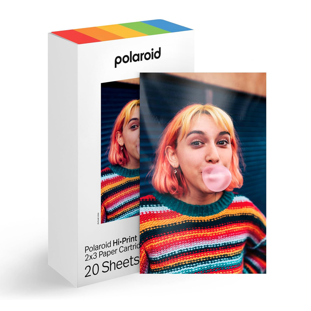 Cartucho Papel Fotográfico Polaroid Hi-Print 2x3 - 20 fotos