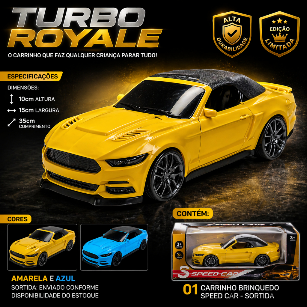 Carrinho Speed Car Infantil Sortido | Brinquedo de Corrida Educativo | Mini Veículo para Crianças