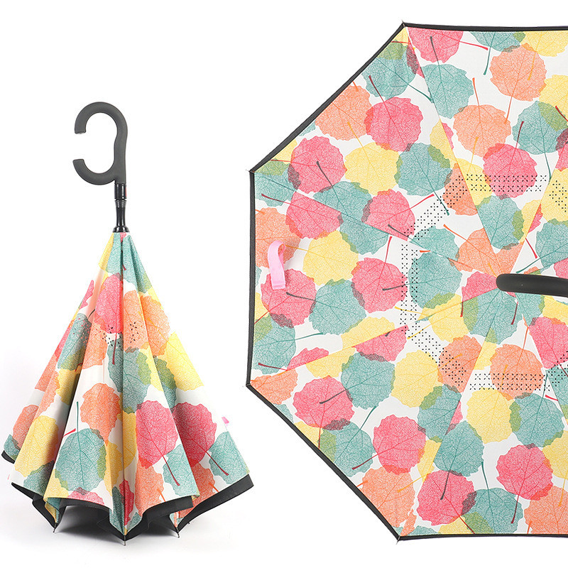 [Automatic Reverse Design] Design Reversível/Umbrella/Dual Layer/Windproof/Car Use