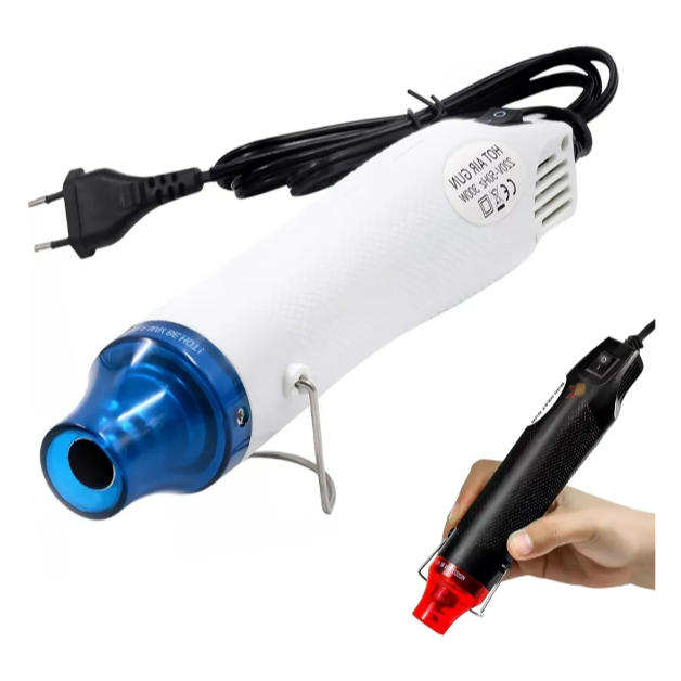 Mini Soprador de Ar Quente Pistola Térmica Portátil 300W - 220V