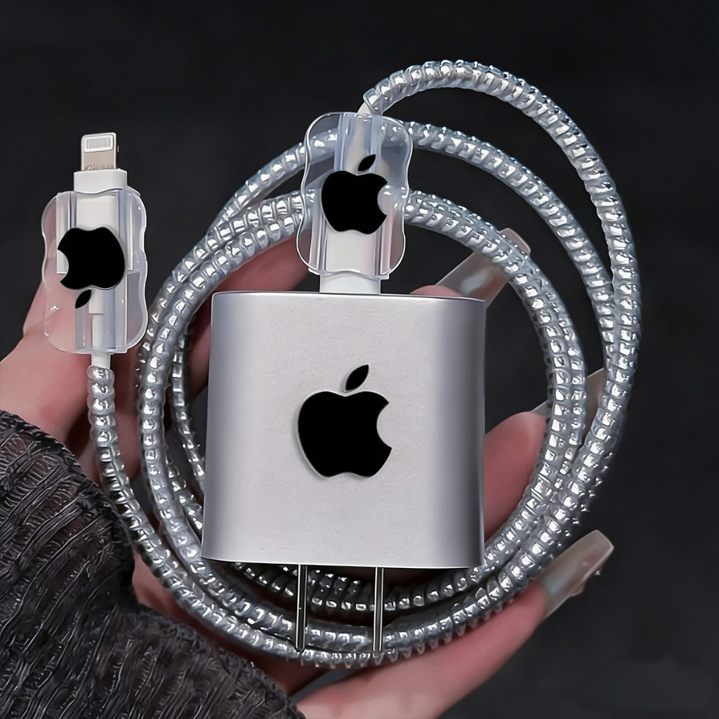 Para Apple iPhone 14/13/16 Silver Charger Case Capa Protetora Inquebrável À Prova De Choque