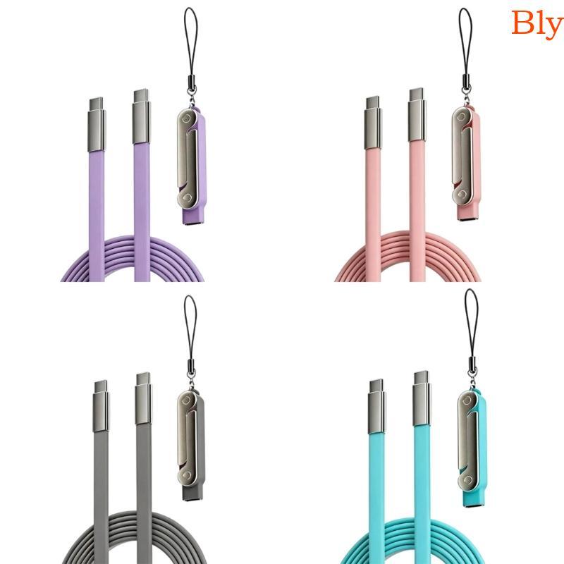 Bly 240W Carregamento Rápido USB Type C Cabos Silicone Para