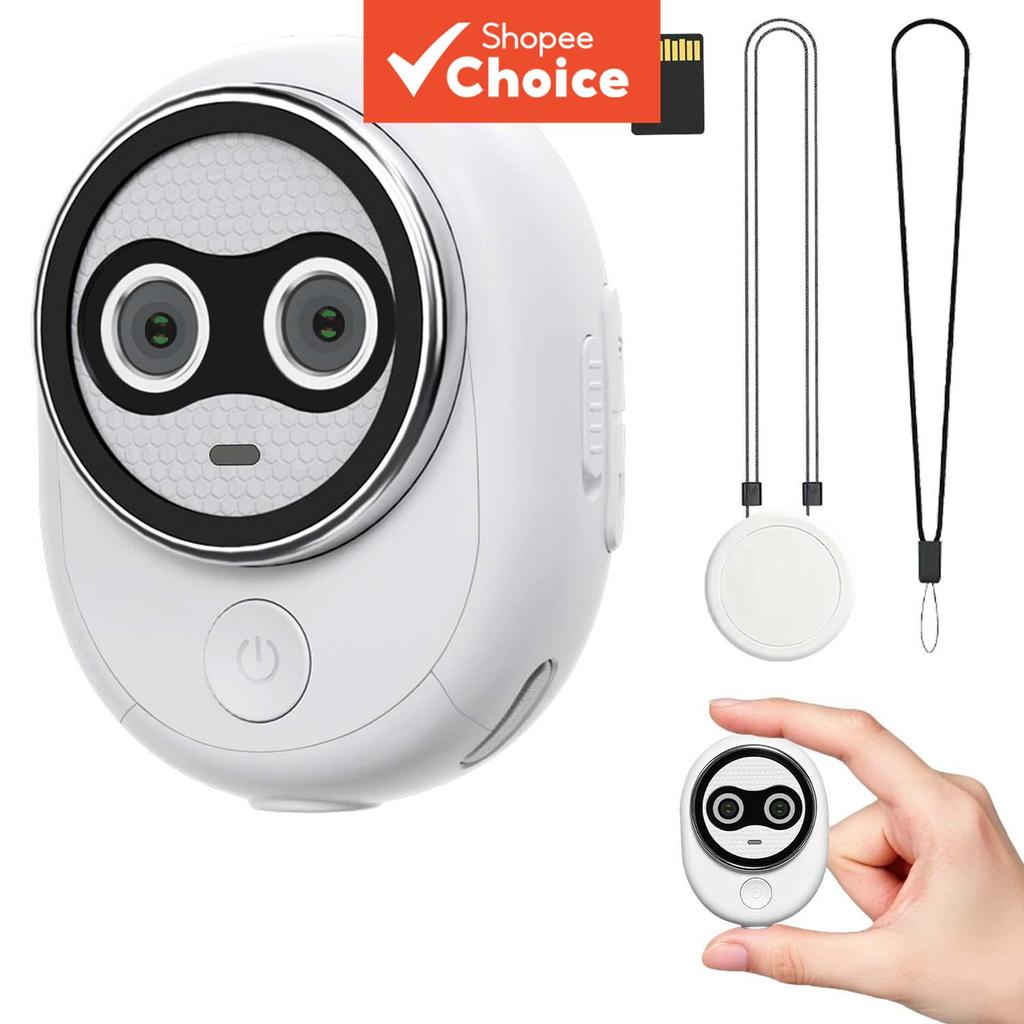 Mini Câmera Tamanho Dedo 4K Ultra HD Vídeo 12MP Foto Wearable Magnético POV Bolso Material Escolar