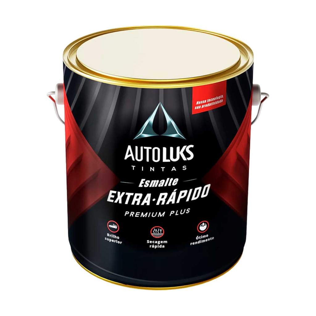 Esmalte Extra Rapido Autoluks Charcoal Gray 3,6L