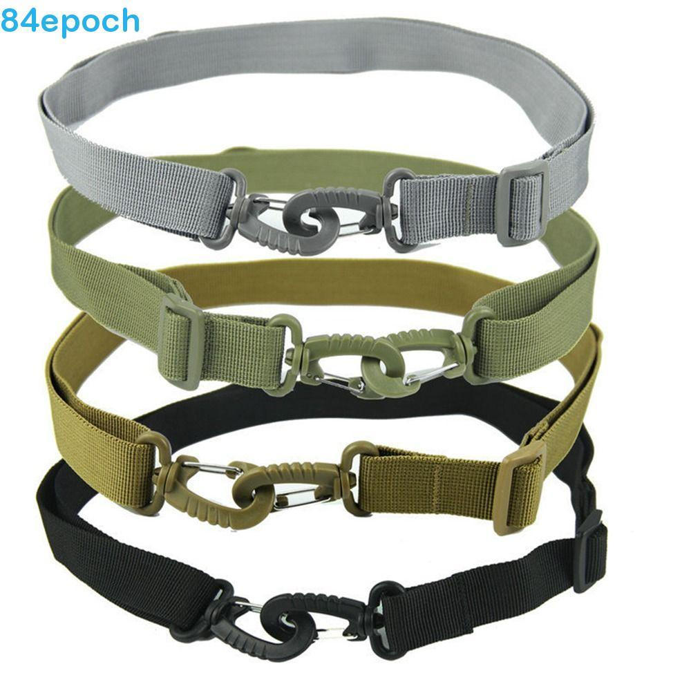 BREPOCH Alça De Ombro De Nylon Acessórios Para Acampamento Ao Ar Livre Universal Mochila Cord Fix Gear Preto Ajustável