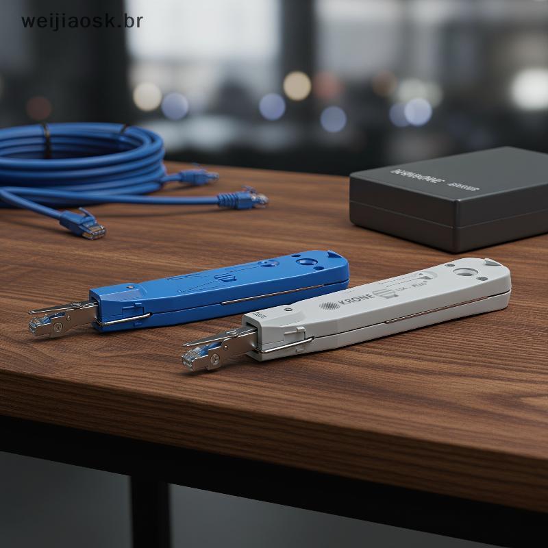 wei Anti-Ferrugem RJ11 RJ45 Rede Punch Down Cutterfort Grip Wire Tool Para Tel Worker Trabalho De Manutenção Diária br