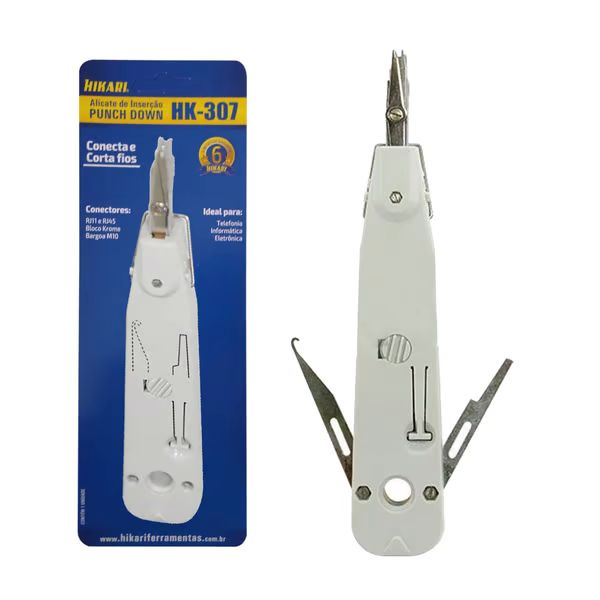 Ferramenta Insercao Punch Down Hikari Hk-307 Patch Panel