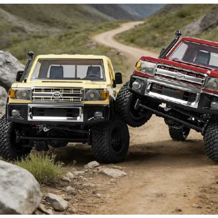 Miniatura Radio Controle Escala 1/12 Off-Road Toyota 4WD MN82 Crawler