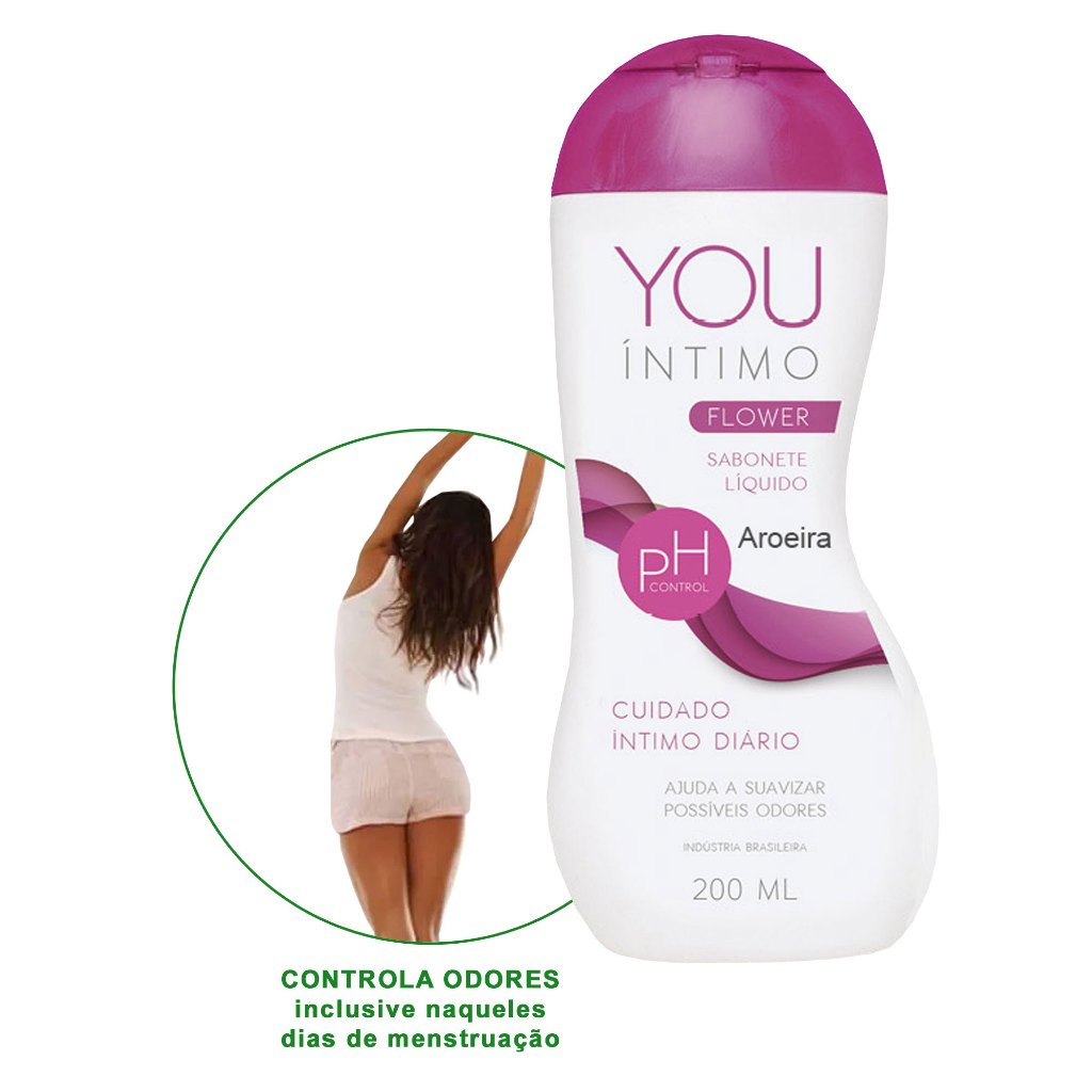 Sabonete Líquido Ph Control Íntimo 24h 200ml You - Flower - Pharma