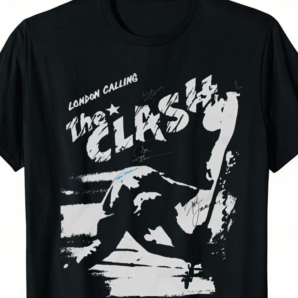 Camiseta Unissex London Calling Banda Punk Rock Estampa Musical Anos 70 e 80