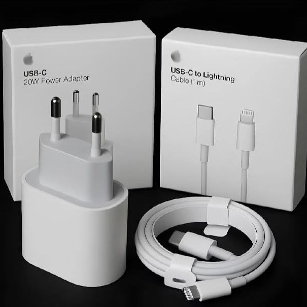 CARREGADOR/IPH-KIT-CABO+FONTE{LIGHTNING}20W