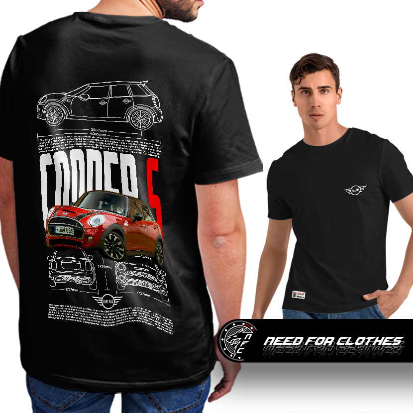 Camiseta Mini Cooper S, Hot Hatch, Turbo, Performance Britânica