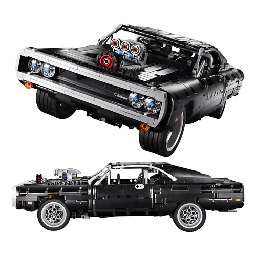 Dodge Charger Velozes e Furiosos - 1077 Peças Blocos de Montar Compatível Colecionador Pronta Entrega