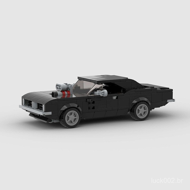 Blocos de Montar MOC Dodge Charger Super Sports Cars Compatíveis com Peças Lego Technic 395 Peças
