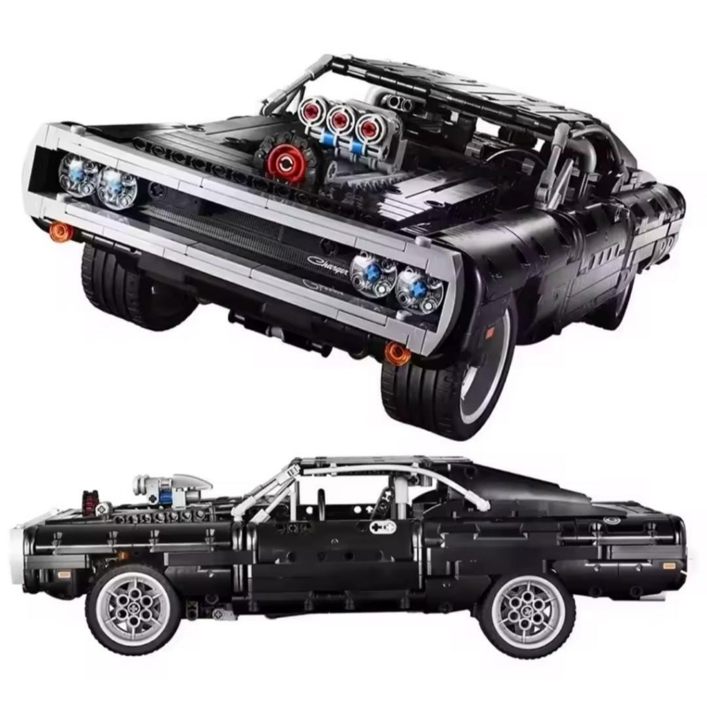 Blocos de montar Dodge Charger Velozes e Furiosos - 1077 pçs