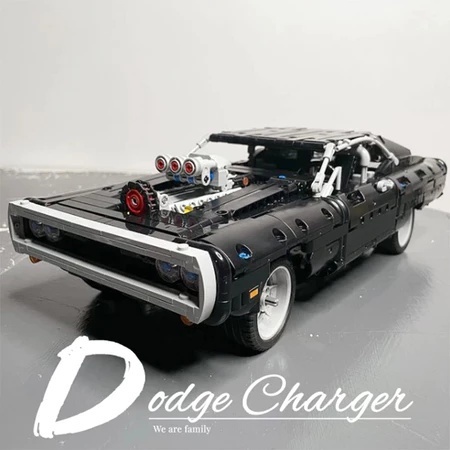 Blocos de Montar Dodge Charger Velozes e Furiosos 1077 Peças