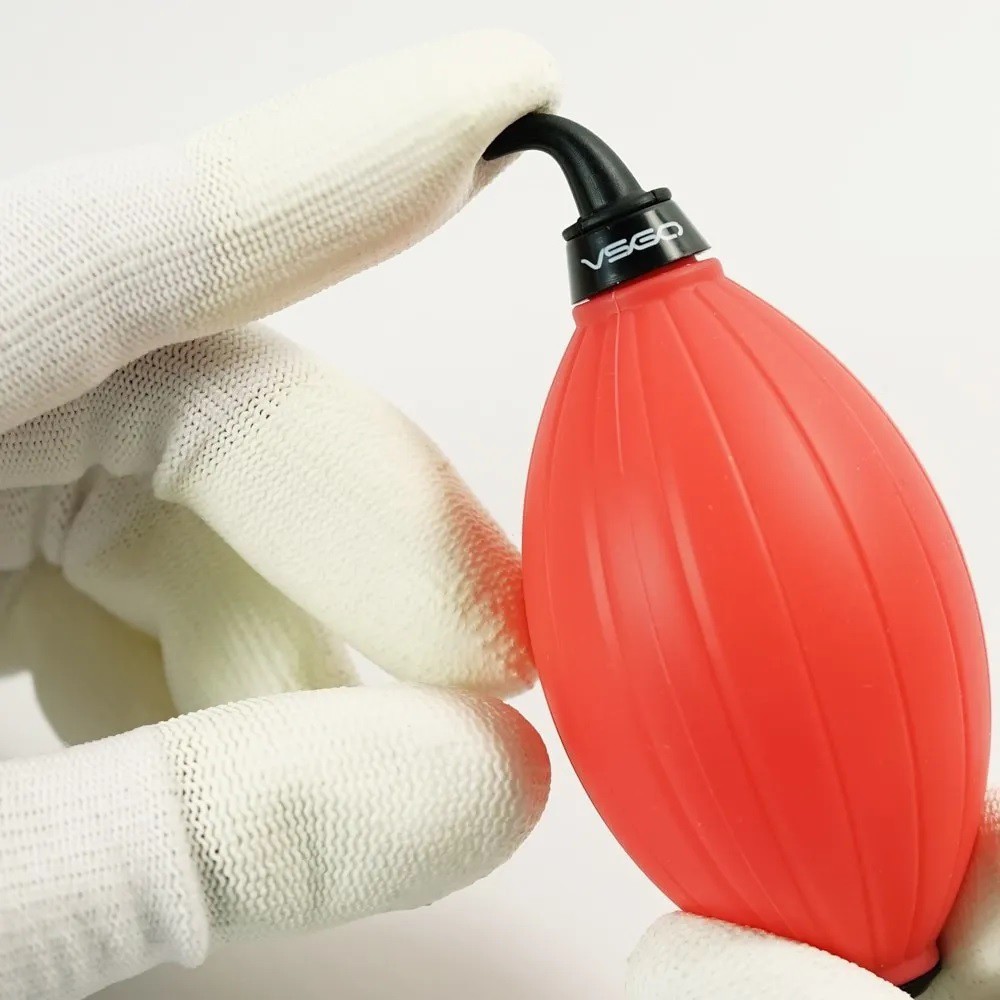 Mini Bomba De Ar Soprador Blower Limpeza de Câmera Lente Sensor Cmos - VSGO - Vermelho