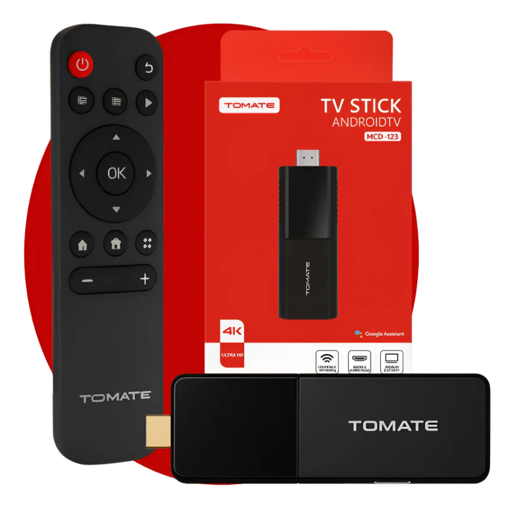 TV My Stick 4K Android 16GB HDMI Chromecast Built in WiFi Ultra HD Smart Streaming Portátil
