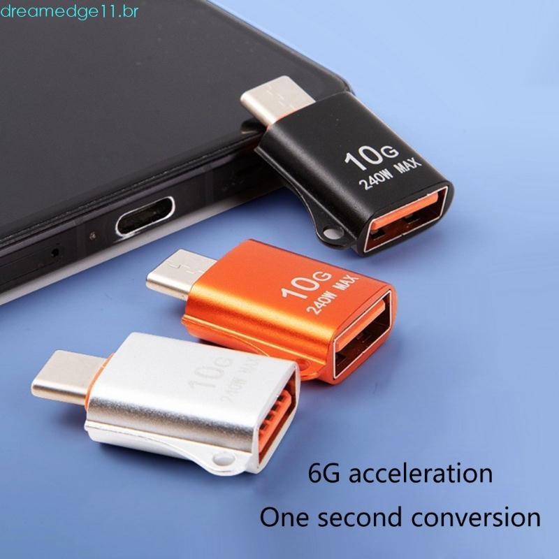 dreamedge11 USB C Para A Conversores Fêmeas Adaptador OTG 10Gbps Transferência Velocidade Rápida