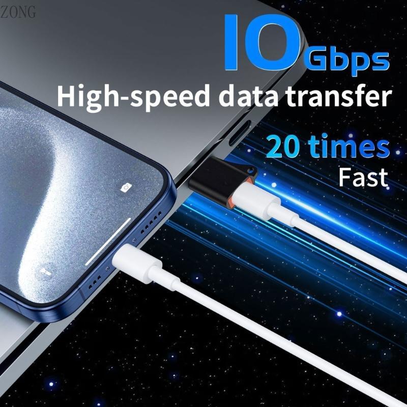 ZONG USB3 0 Para USB C Fêmea Adaptador Sincronização Rápida 10Gbps Velocidade Plugs And Play Função Vário