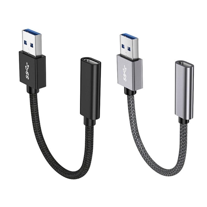 KOK Alumínio USB A 3 1 Para C Conversor 10Gbps Velocidade Rápida Sincronização De Dados 3A Adaptador De Carregamento Ráp