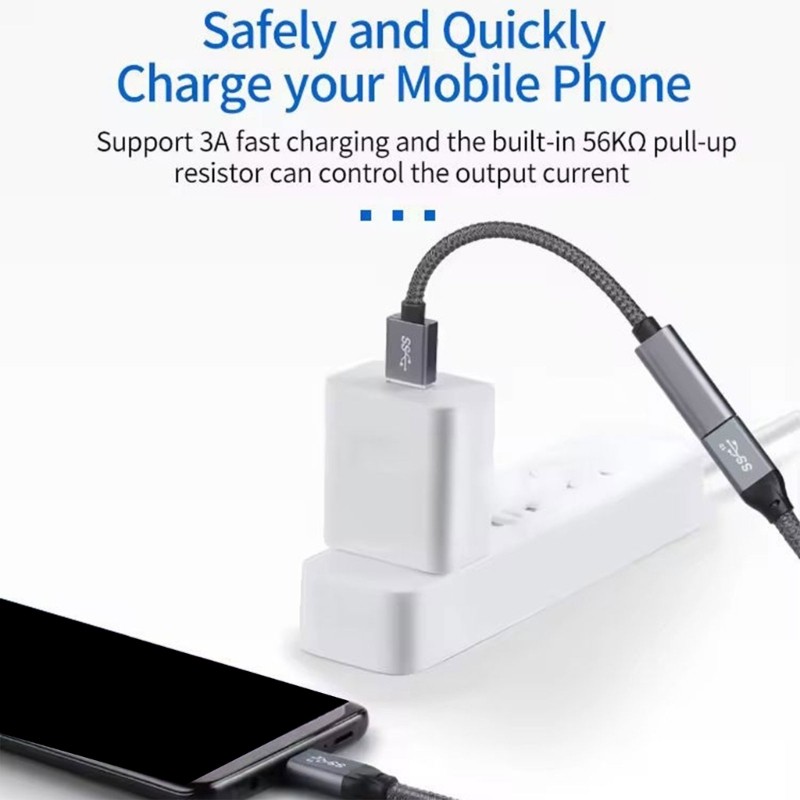 USB 3 1 Para Tipo C Fêmea Adaptador 10Gbps Substituição Do Extensão Velocidade Transferência