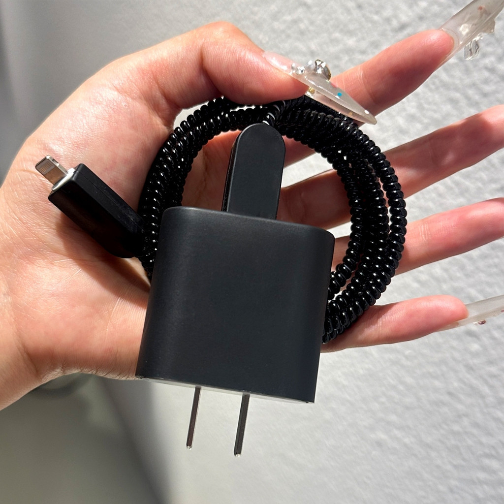 Adequado para carregador universal Apple 20W15/16/14, capa protetora e conjunto de corda protetora anti-quebra para cabo