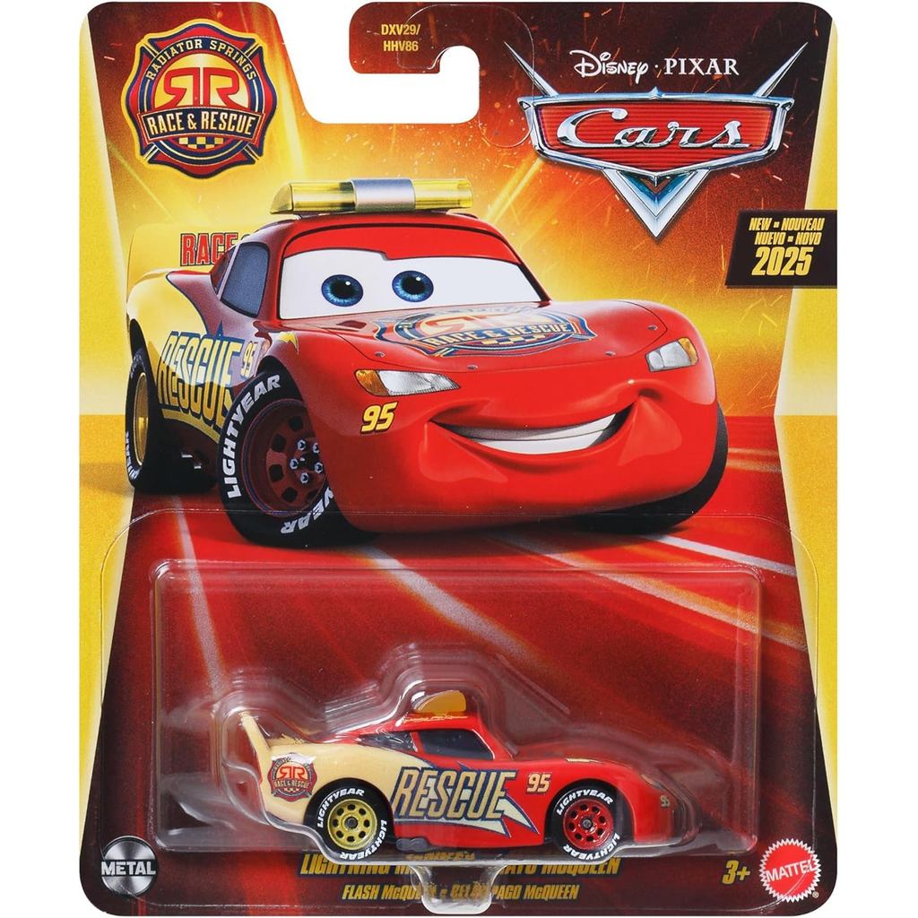 Disney Pixar Cars Relâmpago McQueen #95 Radiator Springs Race & Rescue JDG59 Mattel