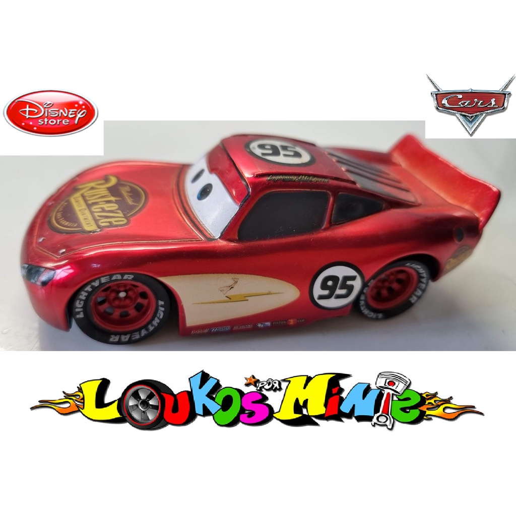 Disney Store Cars Radiator Springs McQueen Aprox.10cm Loose