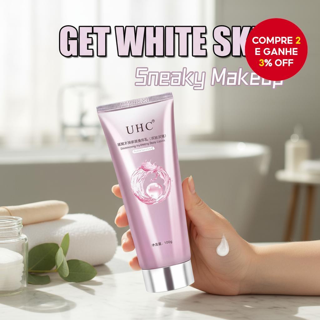 UHC Creme Corporal de Rejuvenescimento Branco 100g - Melhora o Embotamento e Hidrata