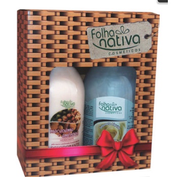 Kit Folha Nativa Sab. Liquido White 500ml Loção Hidratante Macadamia 480ml