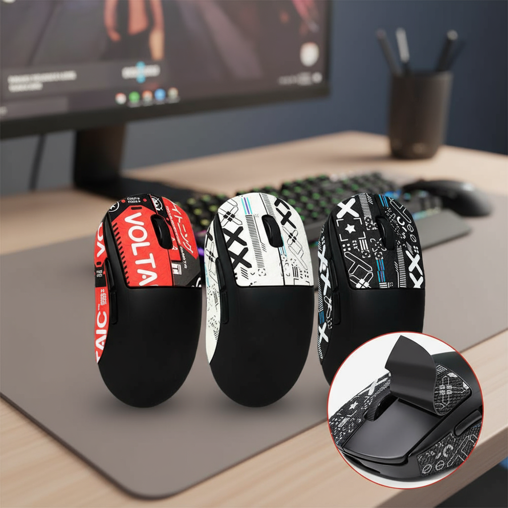 Fita Adesiva Antiderrapante para Mouse Logitech G PRO X SUPERLIGHT à Prova de Suor