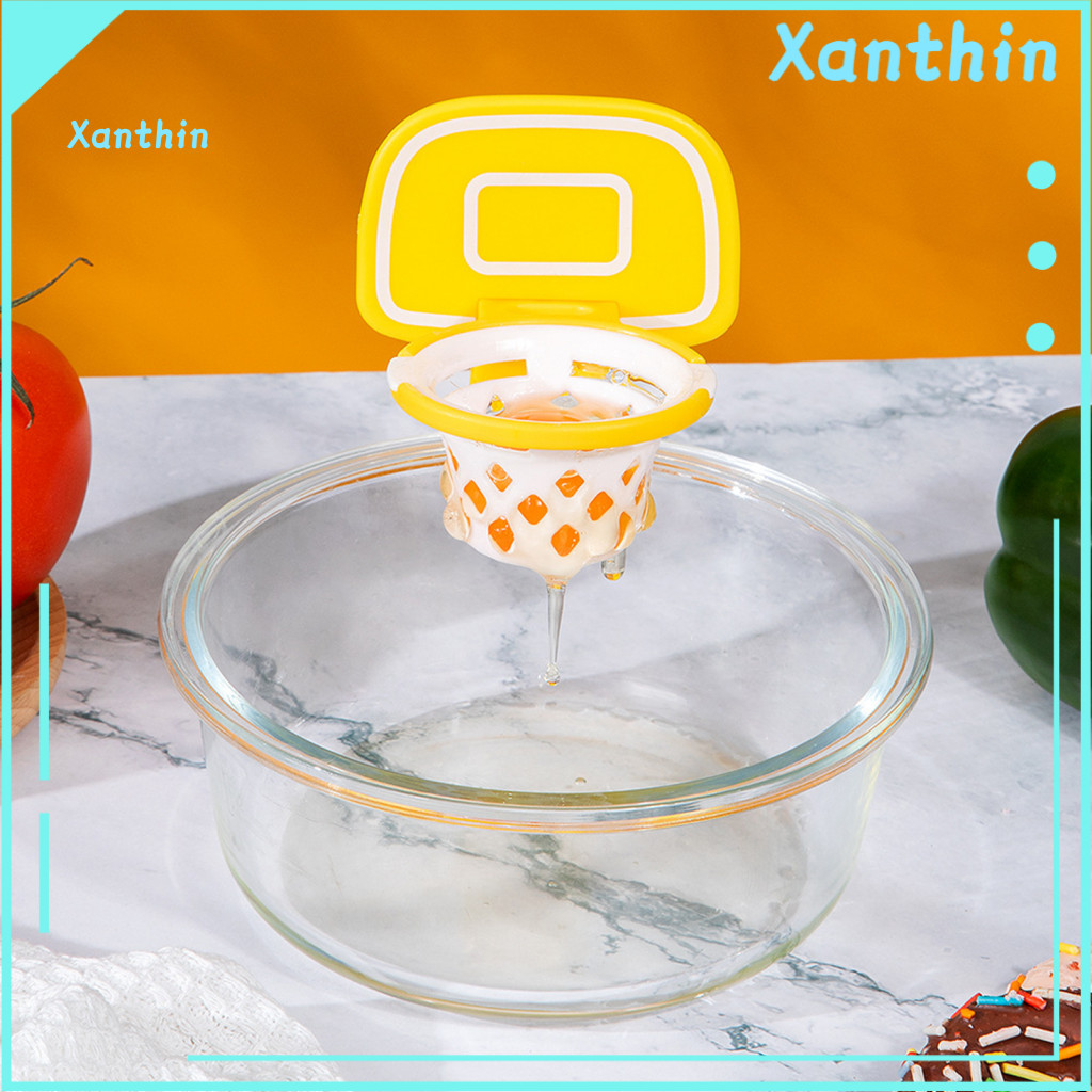 Efficient Egg White and Yolk Separation Tool Separator Basketball Hoop Shape – Easy Filter Kitchen Gadget for Cooking