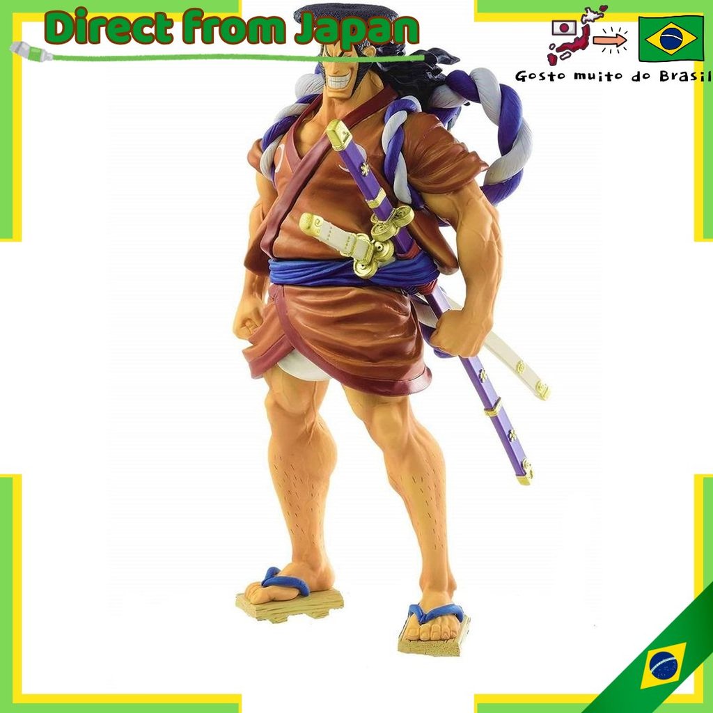 【direto do Japão】 Banpresto One Piece DXF THE GRANDLINE MEN País de Wano vol.10 Kozuki Oden