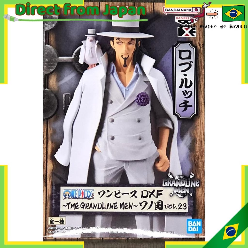 【direto do Japão】 Banpresto One Piece DXF THE GRANDLINE MEN Wano Country vol.23 Rob Lucci