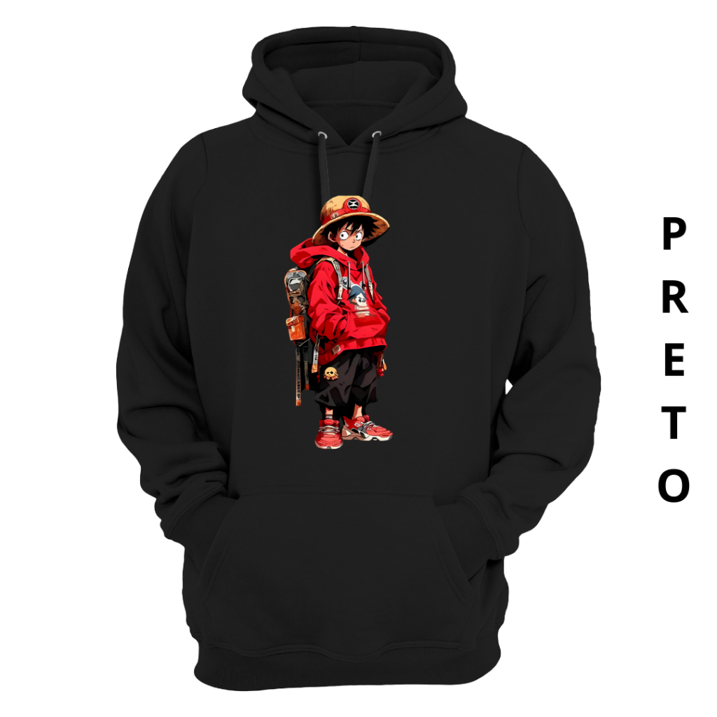 Moleton Unissex Estampado One Piece Blusa De Frio De Envio Rapido
