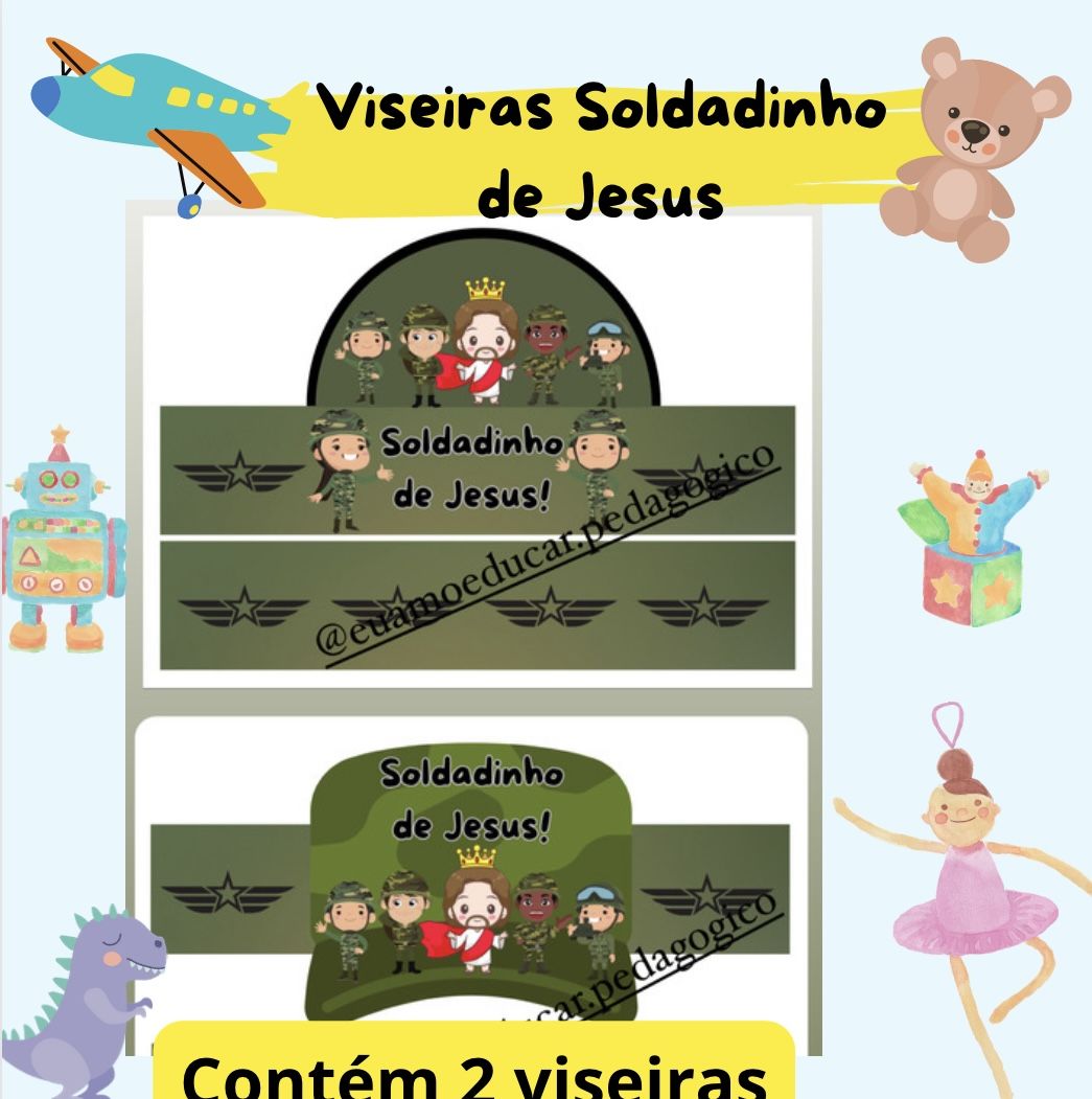 Viseira Soldadinho de Jesus