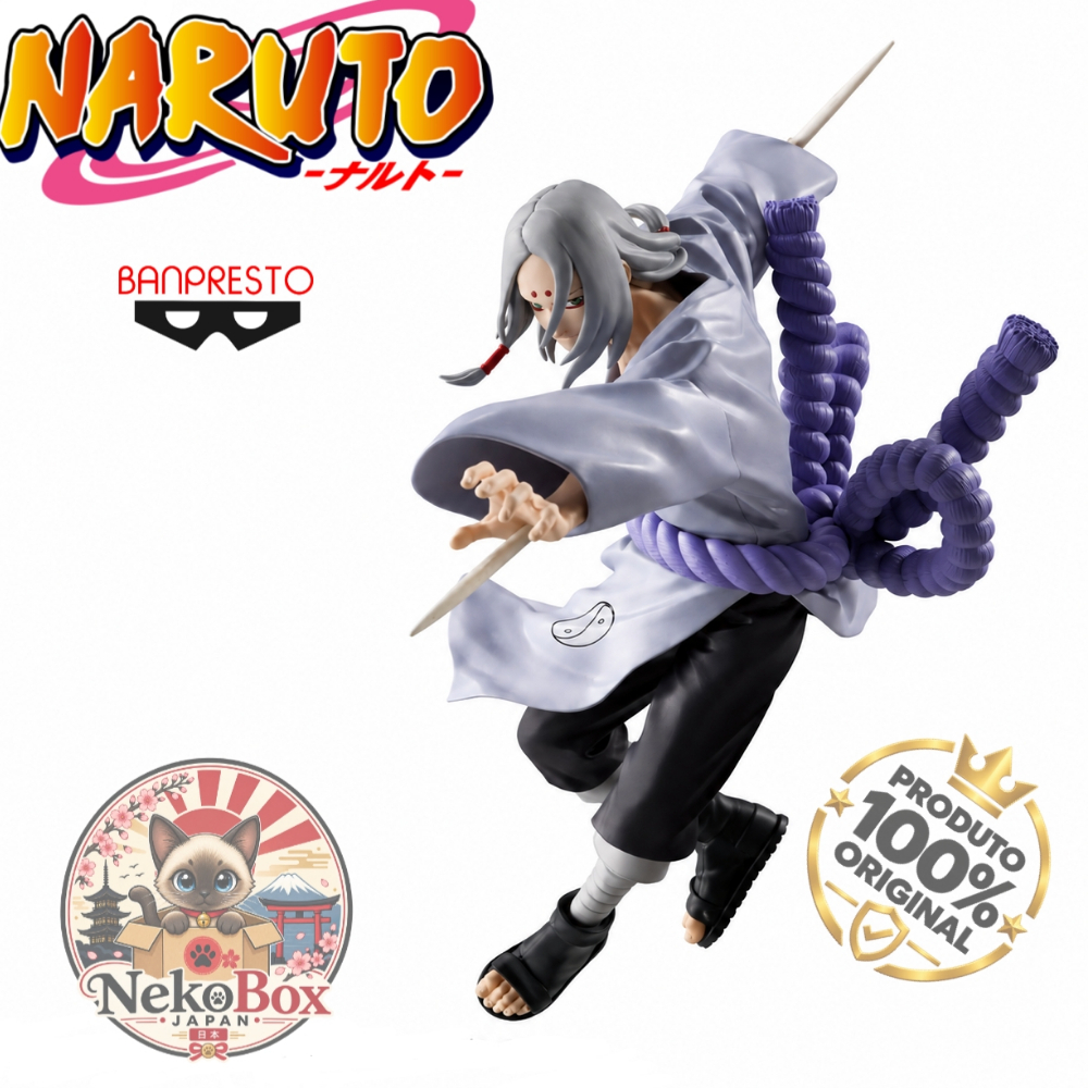 Figure Kimimaro Naruto Banpresto Vibration Stars Original direto do Japão