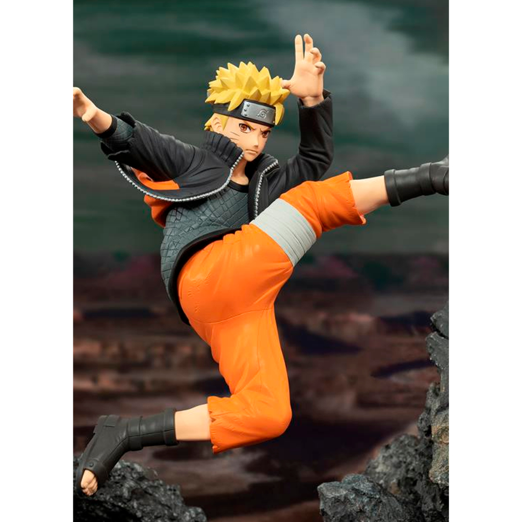 NARUTO UZUMAKI - VIBRATION STARS IV - BANPRESTO BANDAI - NARUTO SHIPPUDEN - Action figure ORIGINAL- Boneco colecionável